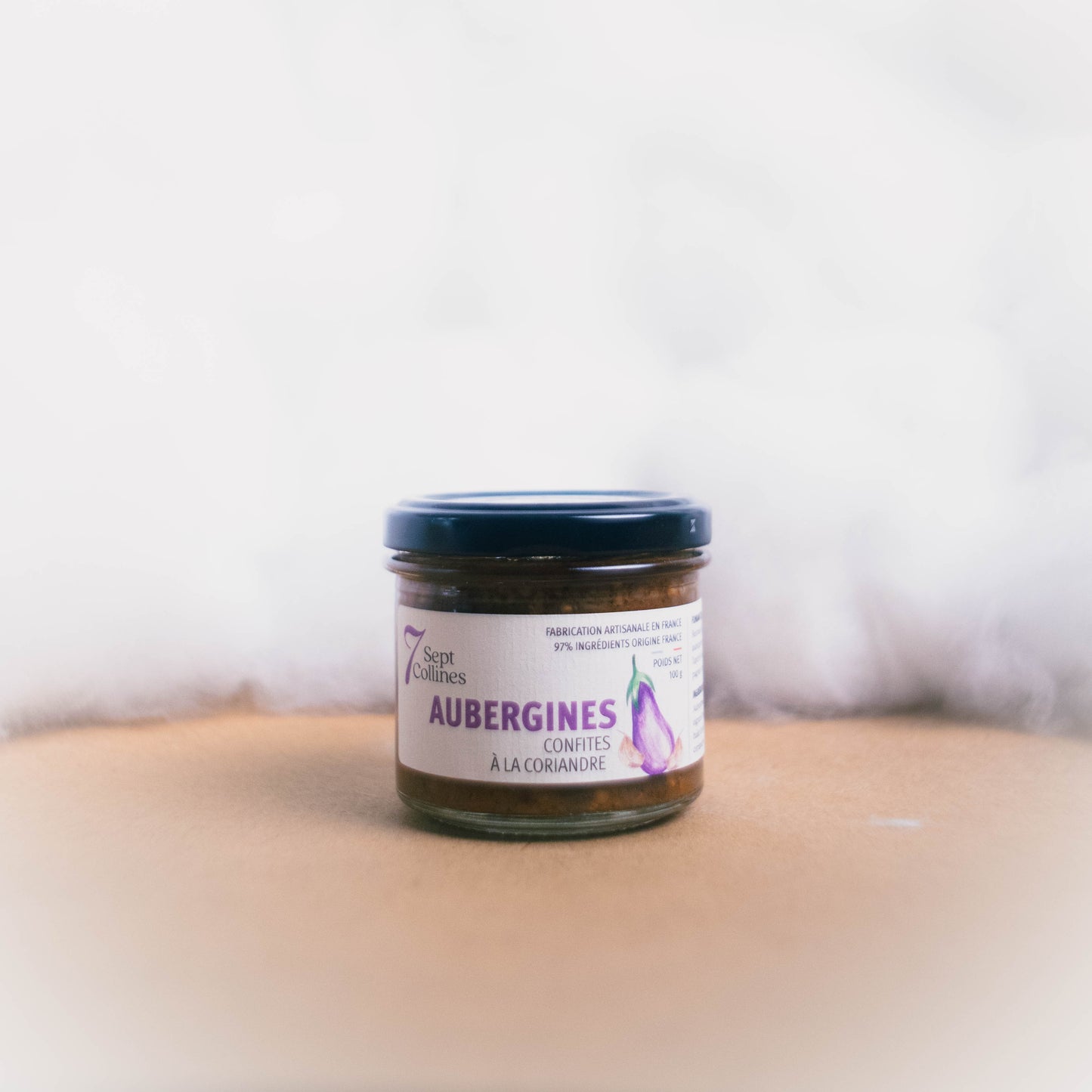 Confites Coriandre Aubergines - Sept Collines - epicerie fine Les Epicurieuses
