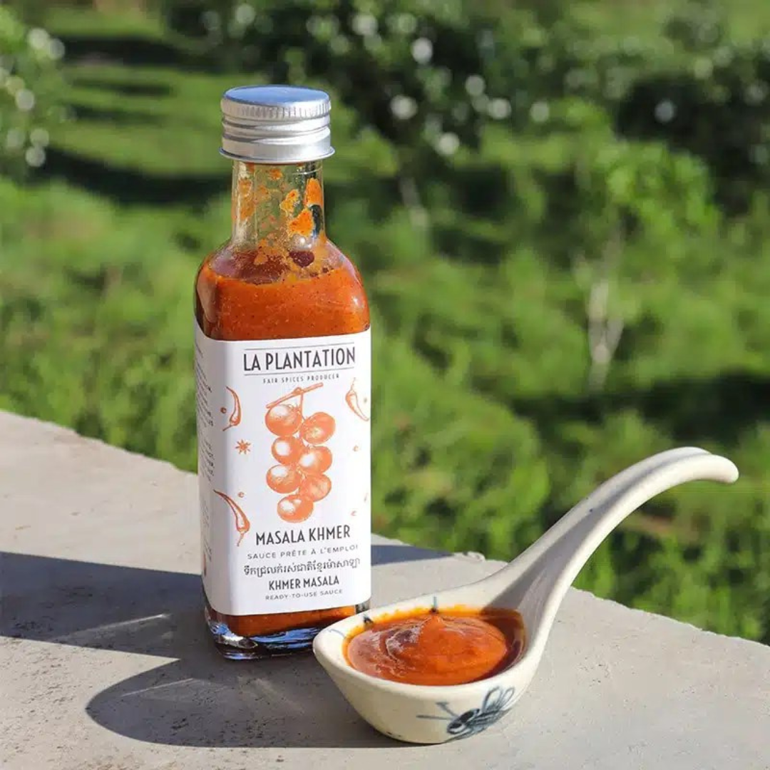 Sauce Masala Khmer - vue 2 - La Plantation - Sauce Les Épicurieuses