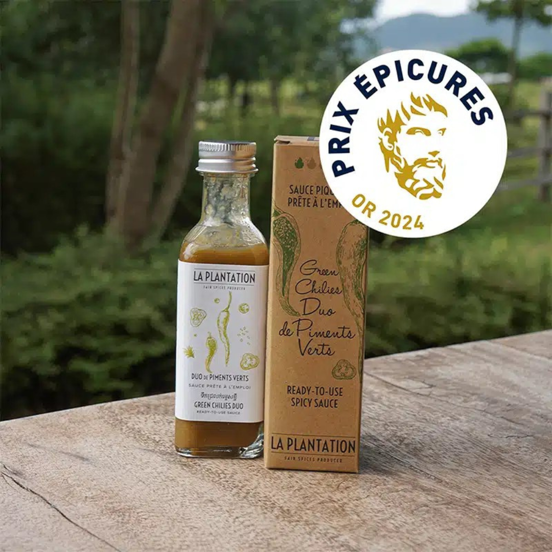 Sauce Duo de Piments Verts - vue 2 - La Plantation - Sauce Les Épicurieuses