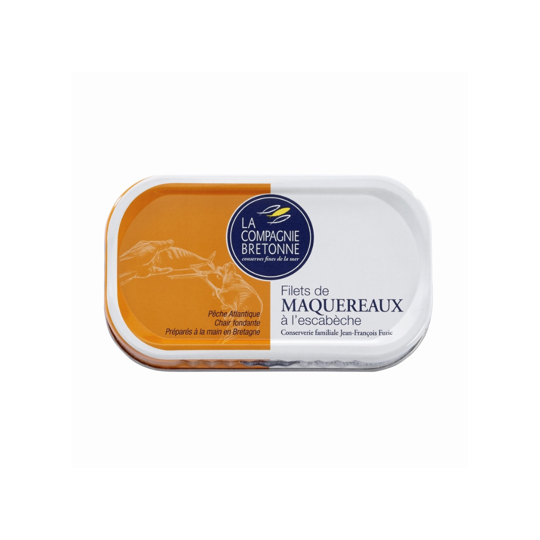 Filets de Maquereaux à l'escabèche - vue 2 - La Compagnie Bretonne - Maquereaux Les Épicurieuses