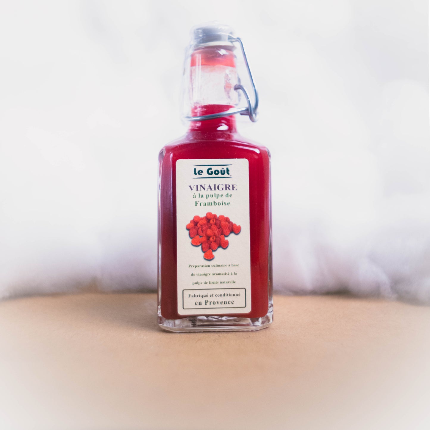 Vinaigre A la Pulpe de Framboise - Le Goût - epicerie fine Les Epicurieuses