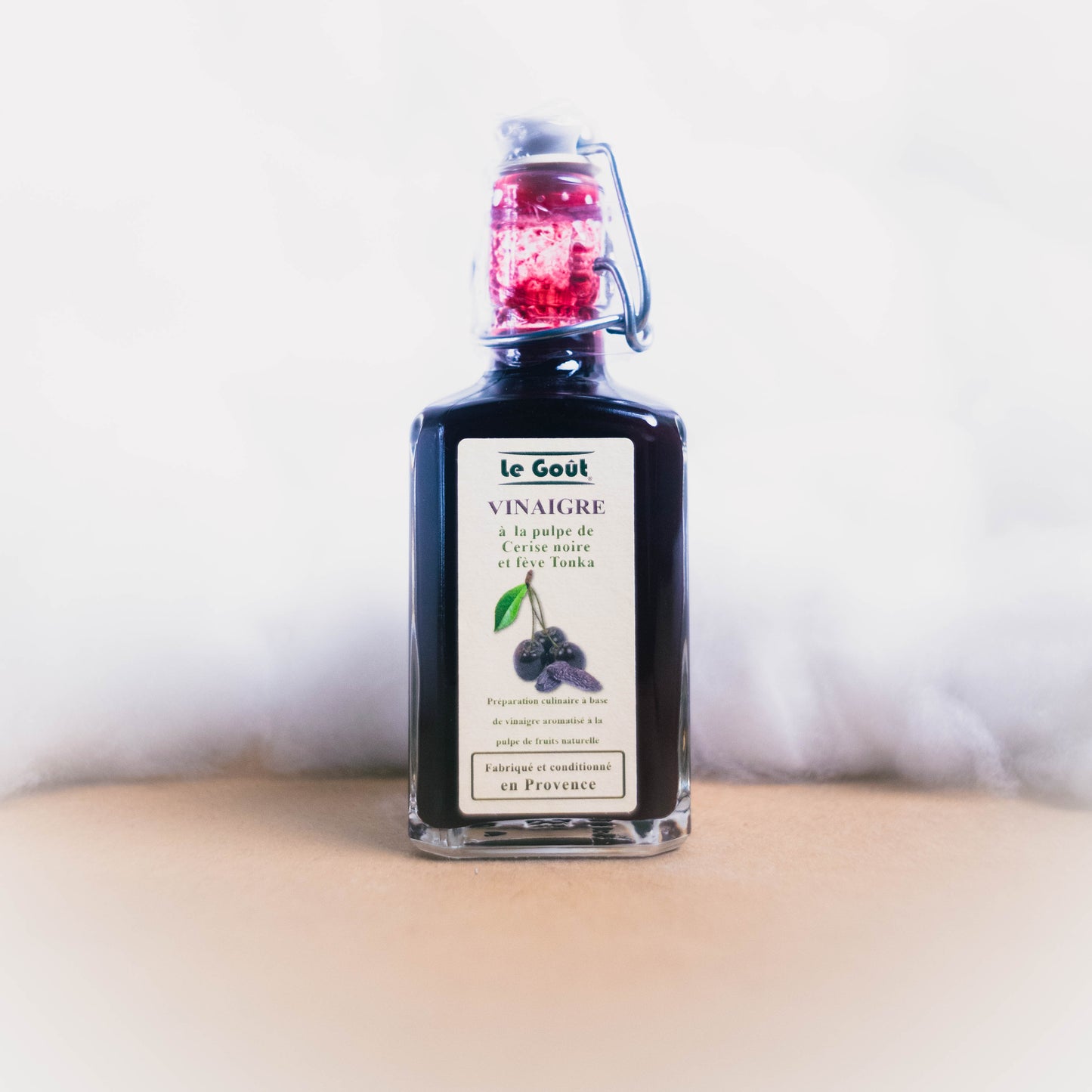 Vinaigre Pulpe de Cerise Noire Feve Tonka - Le Goût - epicerie fine Les Epicurieuses