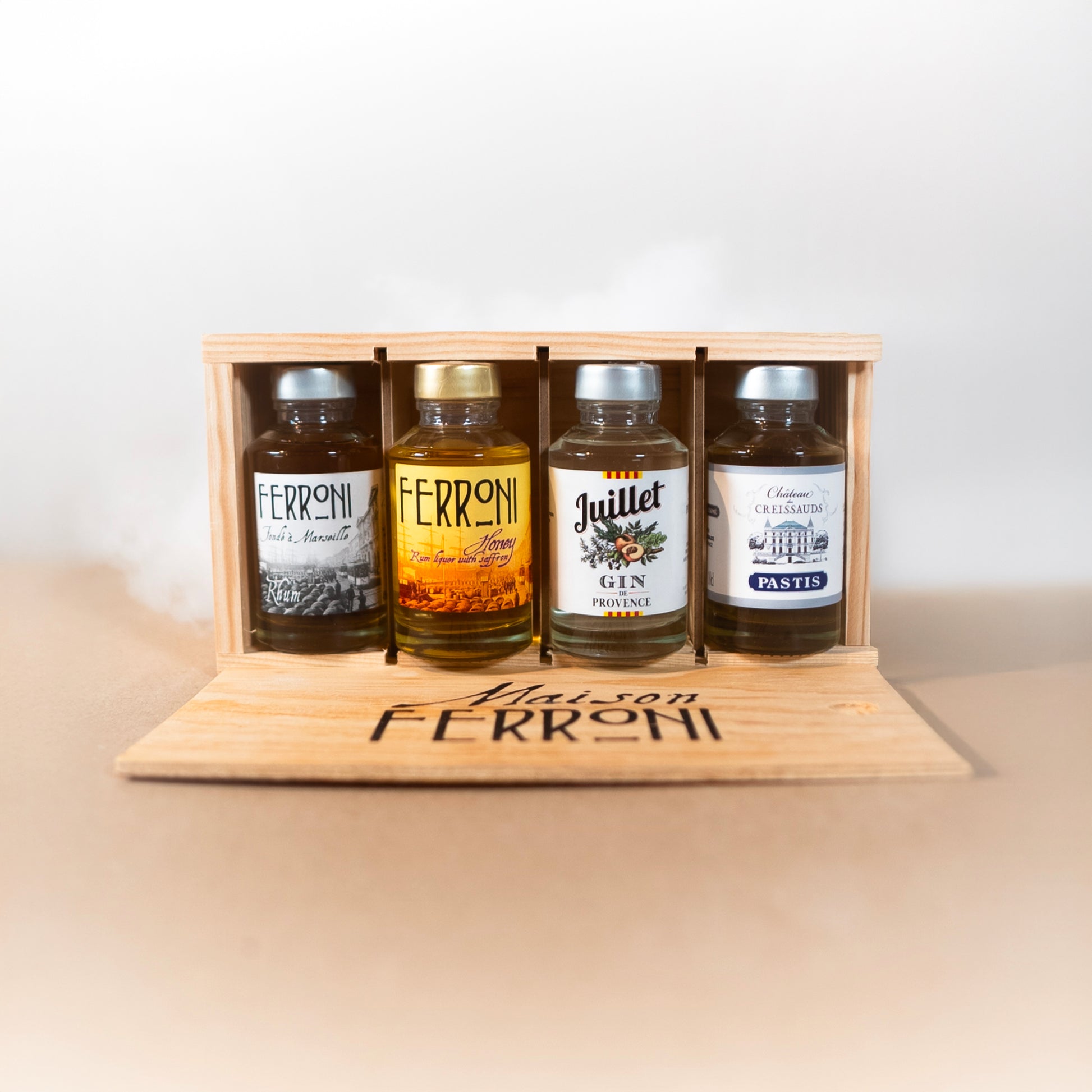 Coffret Bois Provençal - Maison Ferroni - Coffret - épicerie fine Les Épicurieuses