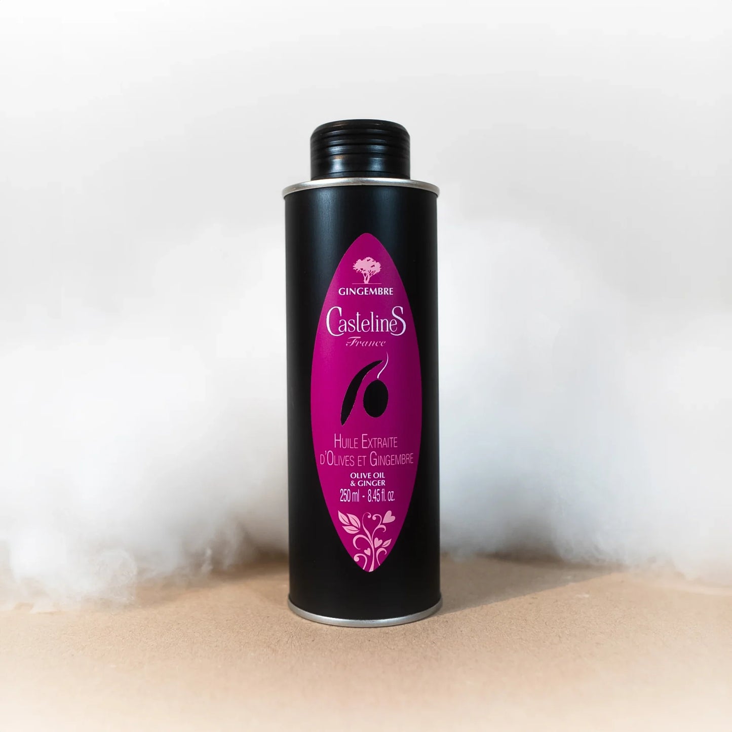 Huile d'Olive au Gingembre - Moulin Castelas - Huile d'Olive - épicerie fine Les Épicurieuses