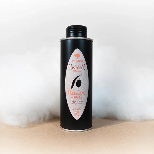 Huile d'Olive La Singulière - Cuvée Spéciale Médaillée d'Or - Moulin Castelas - Huile d'Olive - épicerie fine Les Épicurie...