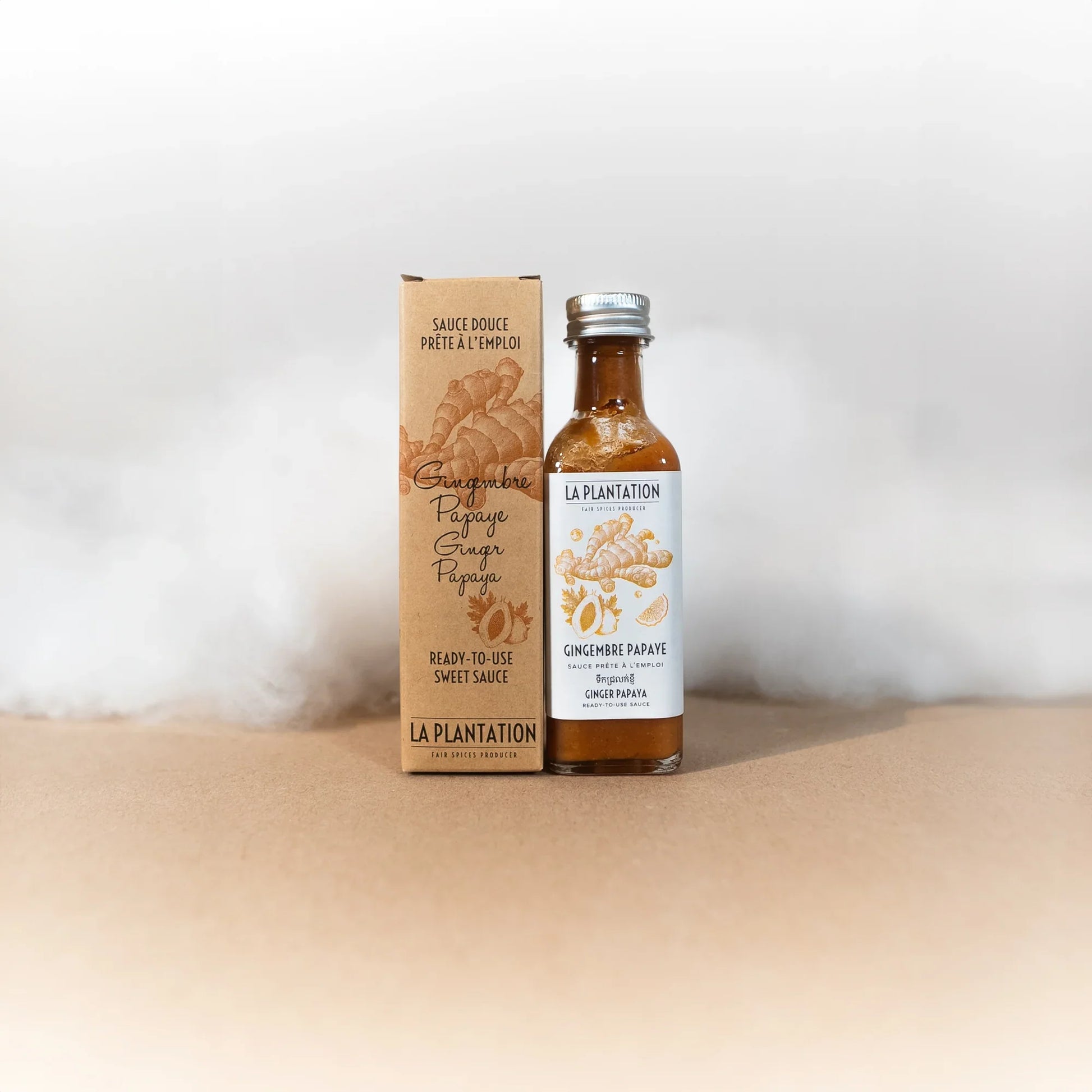 Sauce Gingembre Papaye - La Plantation - Sauce - épicerie fine Les Épicurieuses