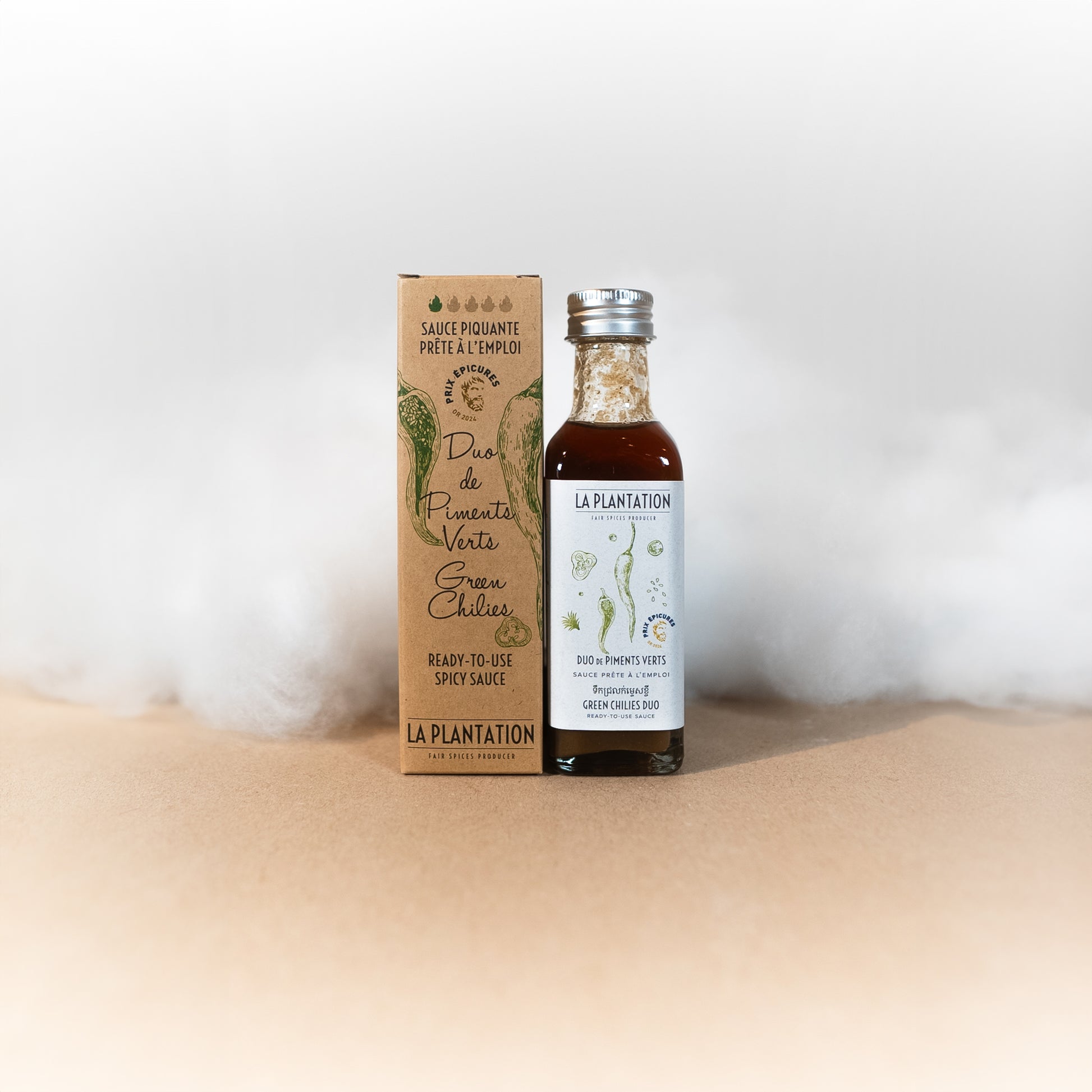 Sauce Duo de Piments Verts - La Plantation - Sauce - épicerie fine Les Épicurieuses