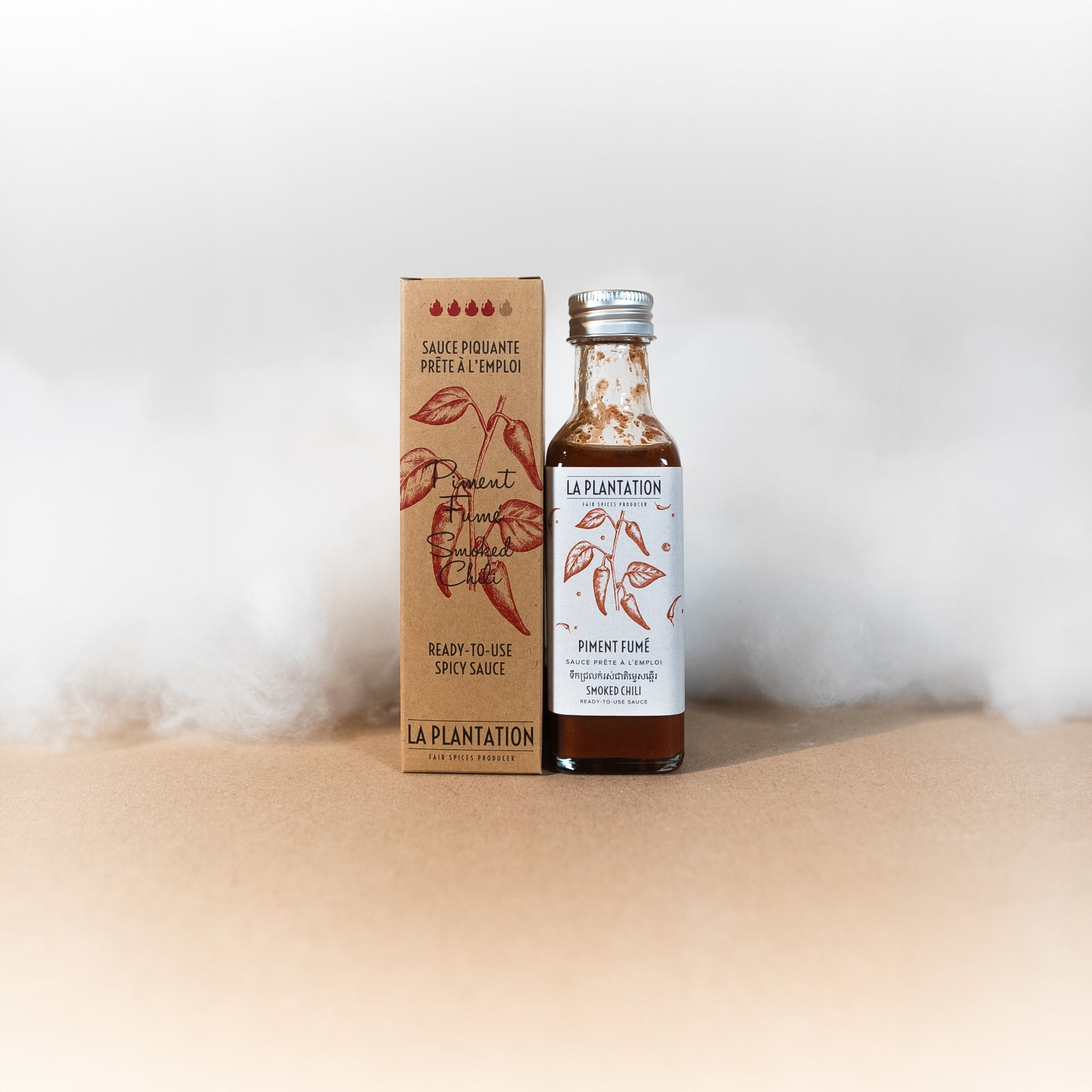 Sauce Piment Fumé - La Plantation - Sauce - épicerie fine Les Épicurieuses