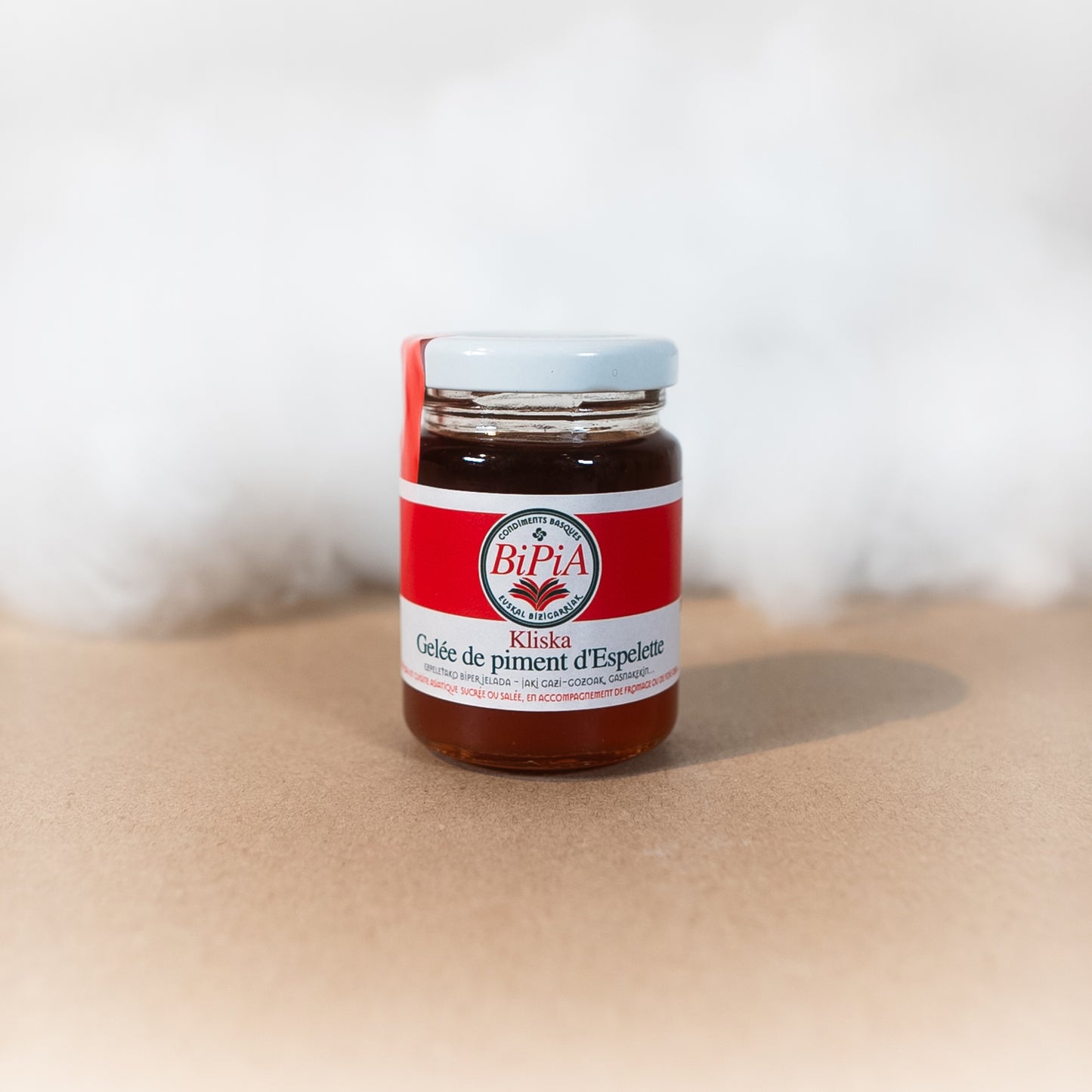 Gelée de Piment d'Espelette Kliska - BiPiA - Aromates - épicerie fine Les Épicurieuses