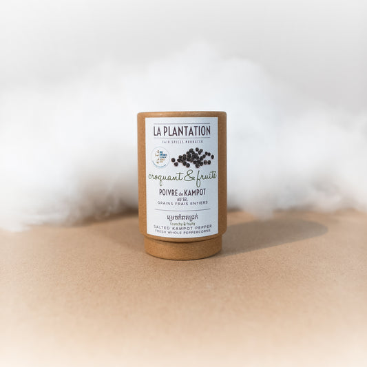 Poivre de Kampot Frais au Sel IGP - La Plantation - Aromates - épicerie fine Les Épicurieuses