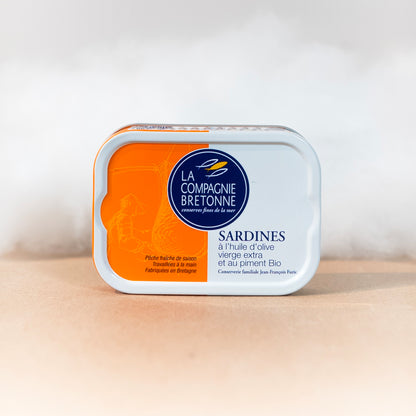 Sardine Piment Bio - La Compagnie Bretonne - Sardines - épicerie fine Les Épicurieuses