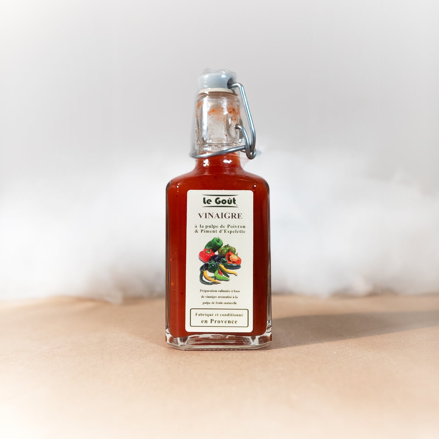 Vinaigre à la Pulpe de Poivron & Piment d'Espelette - Le Goût - Vinaigre - épicerie fine Les Épicurieuses