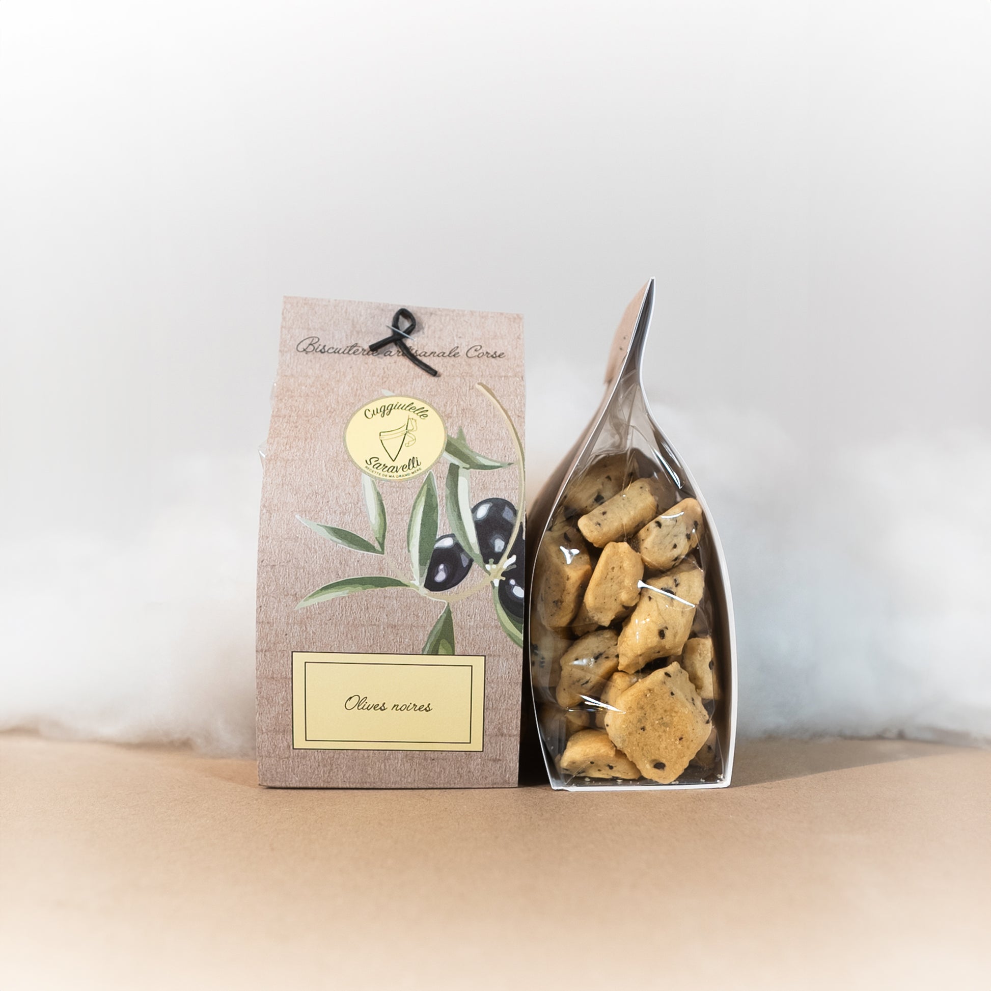 Cuggiulelle aux Olives Noires - Biscuiterie Saravelli - Cuggiulelle Saravelli - Gâteau - épicerie fine Les Épicurieuses