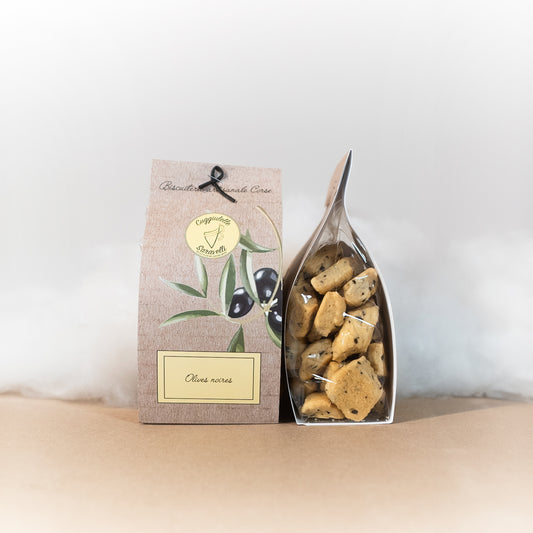 Cuggiulelle aux Olives Noires - Biscuiterie Saravelli - Cuggiulelle Saravelli - Gâteau - épicerie fine Les Épicurieuses