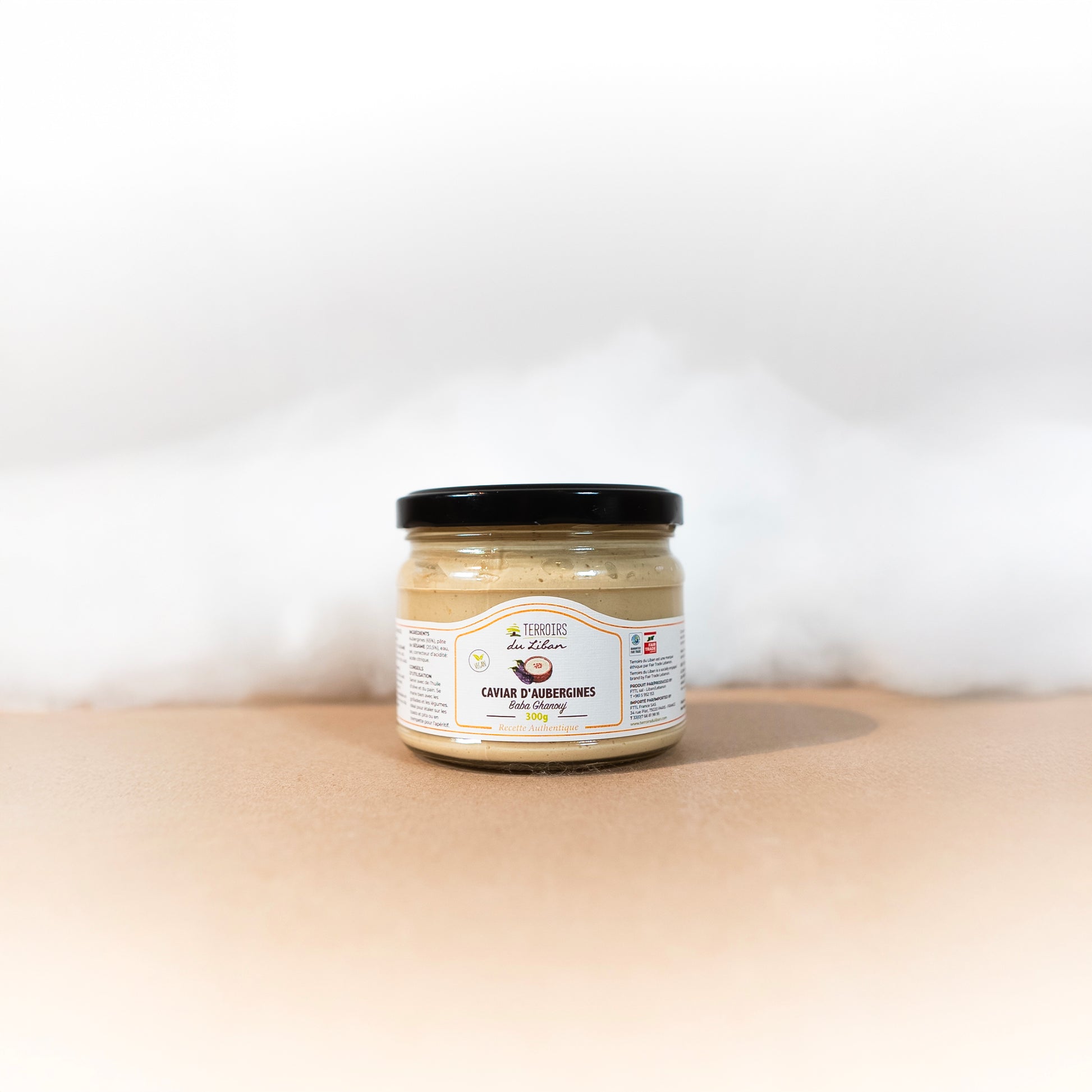 Baba Ghanouj - Caviar d'aubergines libanais - Terroirs du Liban - Pâte à Tartiner - épicerie fine Les Épicurieuses
