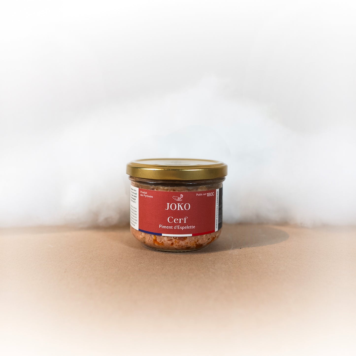 Terrine de cerf au piment d'Espelette AOP - Joko - Terrine - épicerie fine Les Épicurieuses