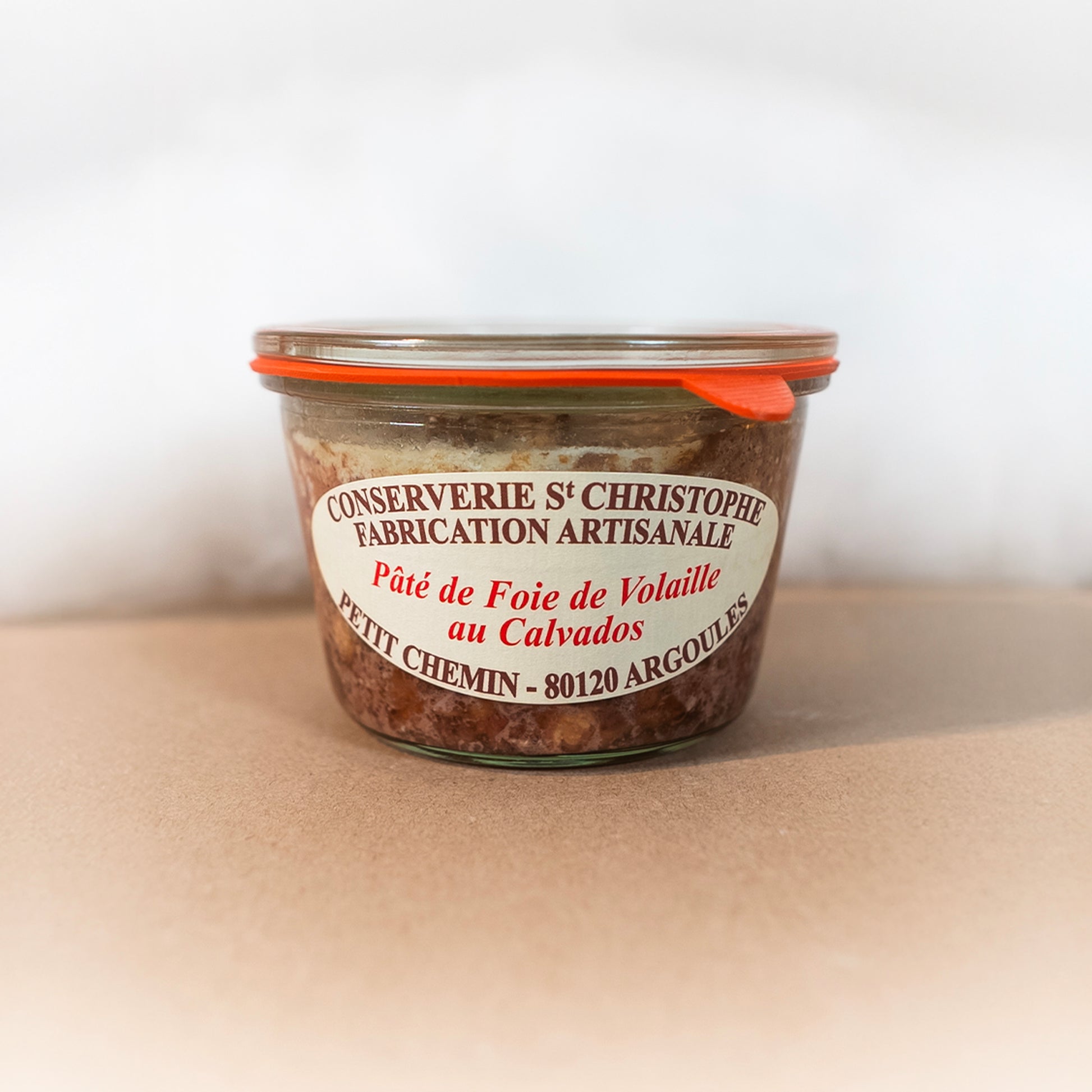 Pâté de Foie de Volaille au Calvados - Conserverie St Christophe - Pâté - épicerie fine Les Épicurieuses