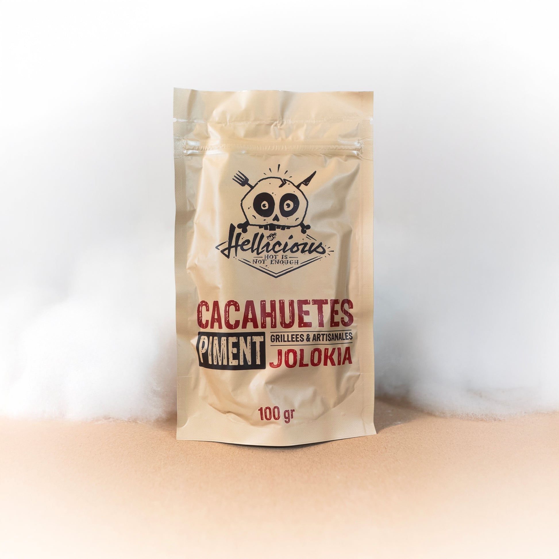 Cacahuètes Jolokia - Hellicious - Apéritif - épicerie fine Les Épicurieuses