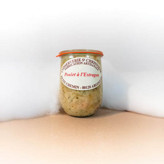 Poulet à l'Estragon - Conserverie St Christophe - Plat Cuisiné - épicerie fine Les Épicurieuses