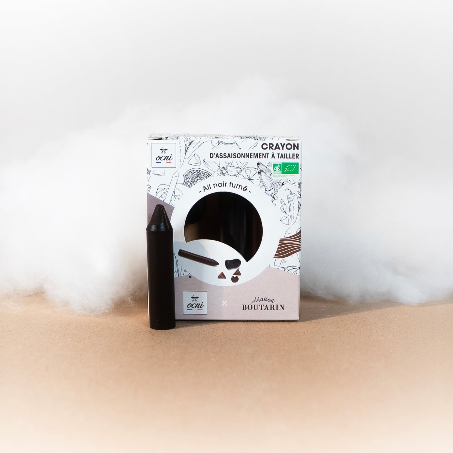 Crayon d'Assaisonnement Ail Noir (BIO) - Ocni - Condiment - épicerie fine Les Épicurieuses