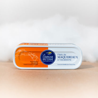 Filets de Maquereaux à l'escabèche - La Compagnie Bretonne - Maquereaux - épicerie fine Les Épicurieuses