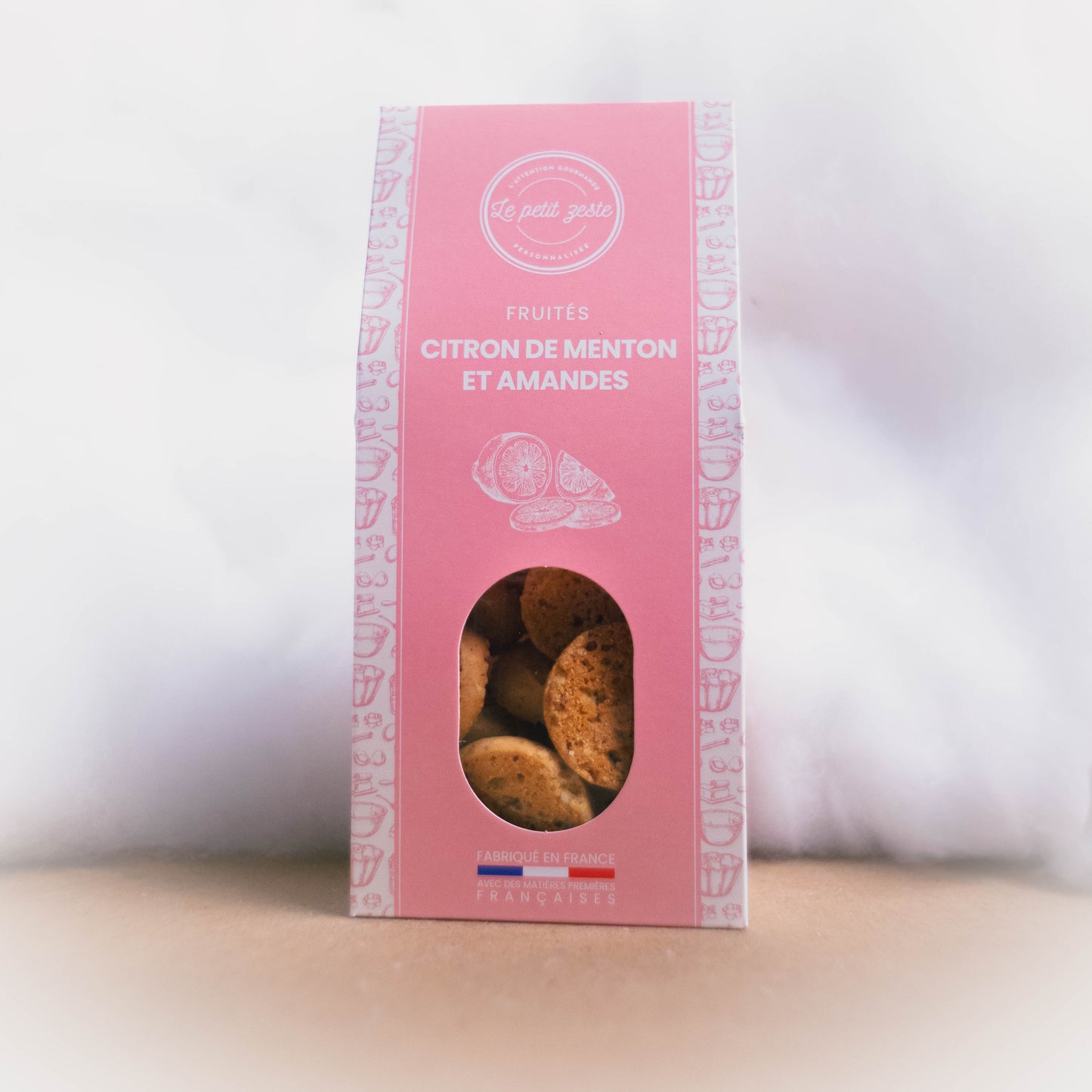 Biscuit Fruites Citron de Menton et Amandes - Le Petit Zeste - epicerie fine Les Epicurieuses