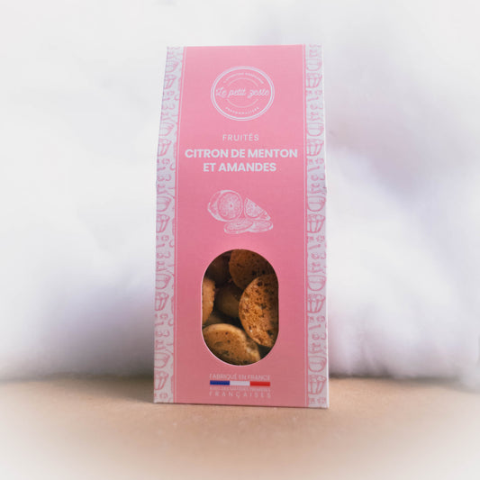 Biscuit Fruites Citron de Menton et Amandes - Le Petit Zeste - epicerie fine Les Epicurieuses