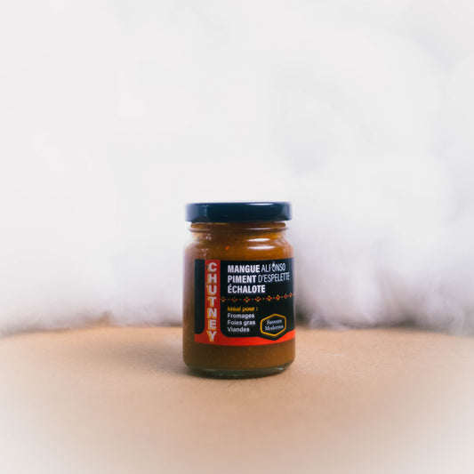 Chutney Mangue, Échalote & Piment d’Espelette - Saveurs Modernes - Tartinable - épicerie fine Les Épicurieuses
