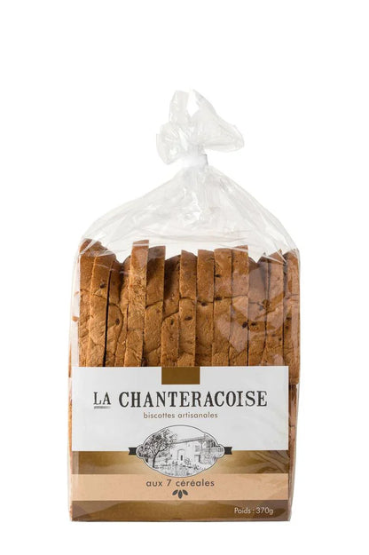 Biscottes Artisanales 7 Céréales - vue 2 - La Chantecroise - Biscotte Les Épicurieuses