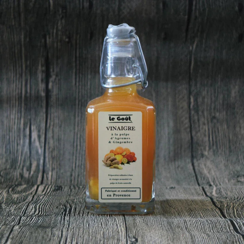 Vinaigre d'Agrumes et Gingembre - vue 2 - Le Goût - Vinaigre Les Épicurieuses
