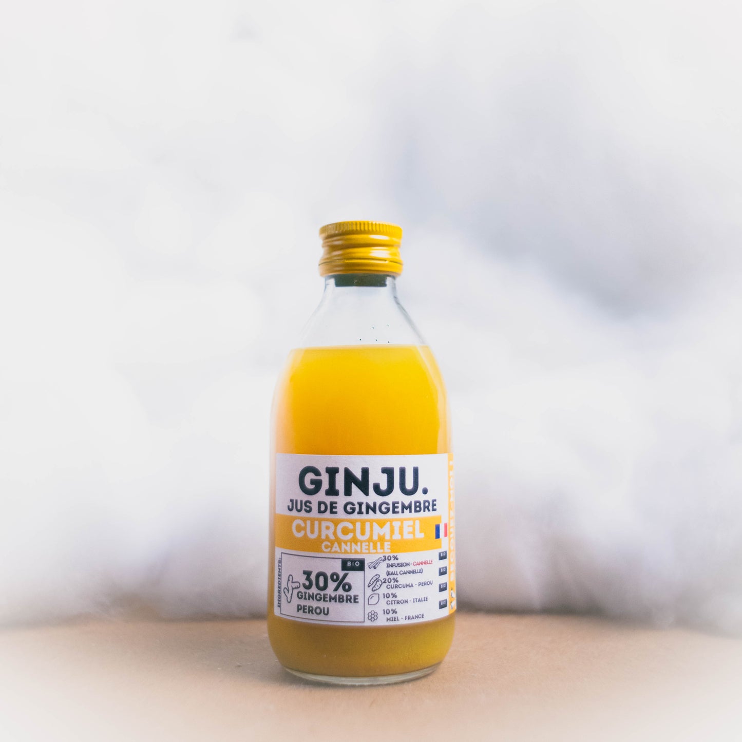 Jus de Gingembre Curcumiel Canelle - Ginju - epicerie fine Les Epicurieuses
