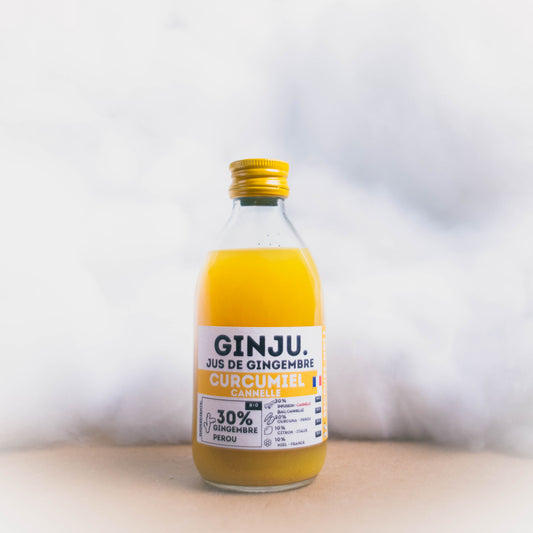 Jus de Gingembre Curcumiel Canelle - Ginju - epicerie fine Les Epicurieuses
