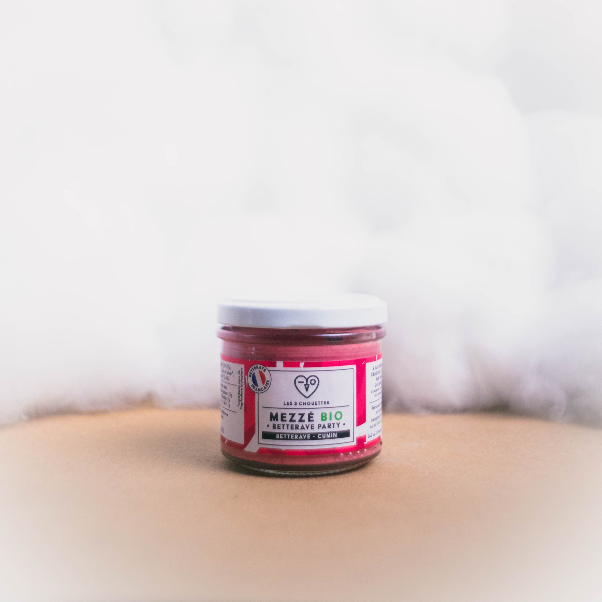 Mezze Betterave Cumin Bio - Les 3 Chouettes - epicerie fine Les Epicurieuses