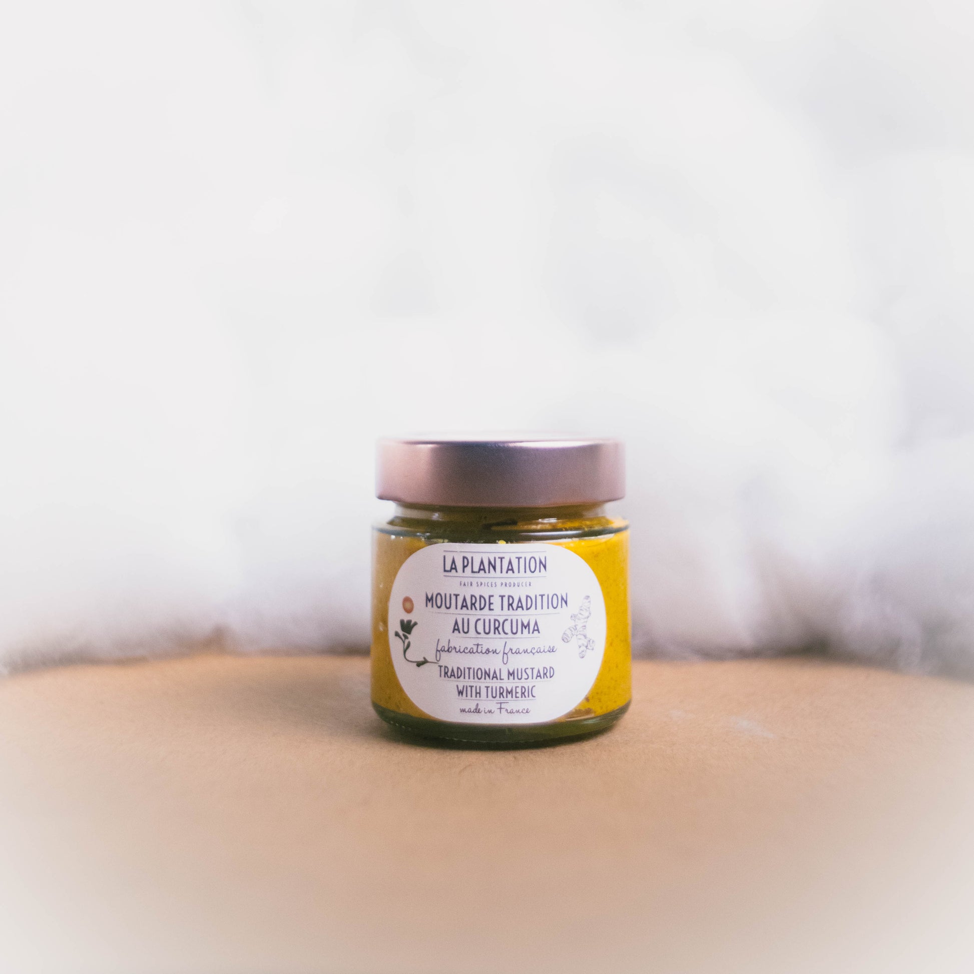 Moutarde Curcuma - La Plantation - epicerie fine Les Epicurieuses