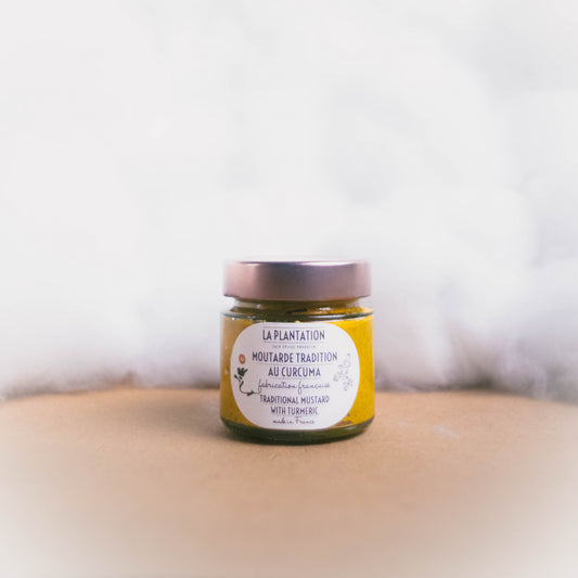 Moutarde Curcuma - La Plantation - epicerie fine Les Epicurieuses