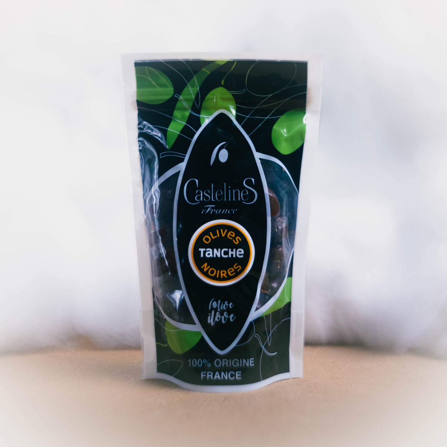 Olives Noires Tanche - Castelines - epicerie fine Les Epicurieuses