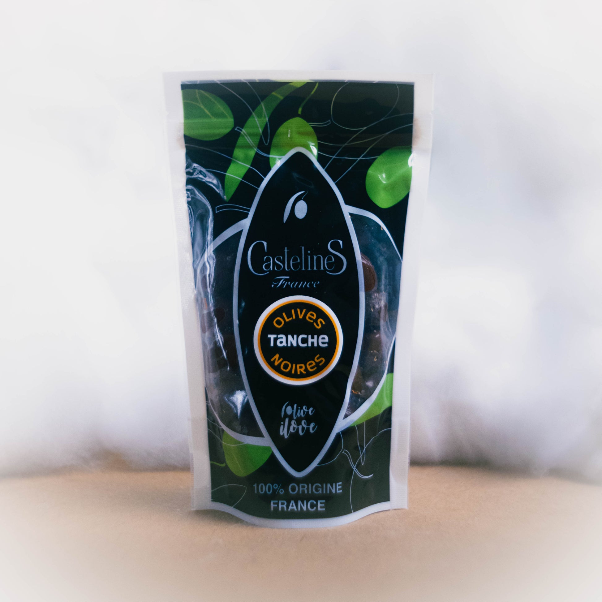 Olives Noires Tanche - Castelines - epicerie fine Les Epicurieuses