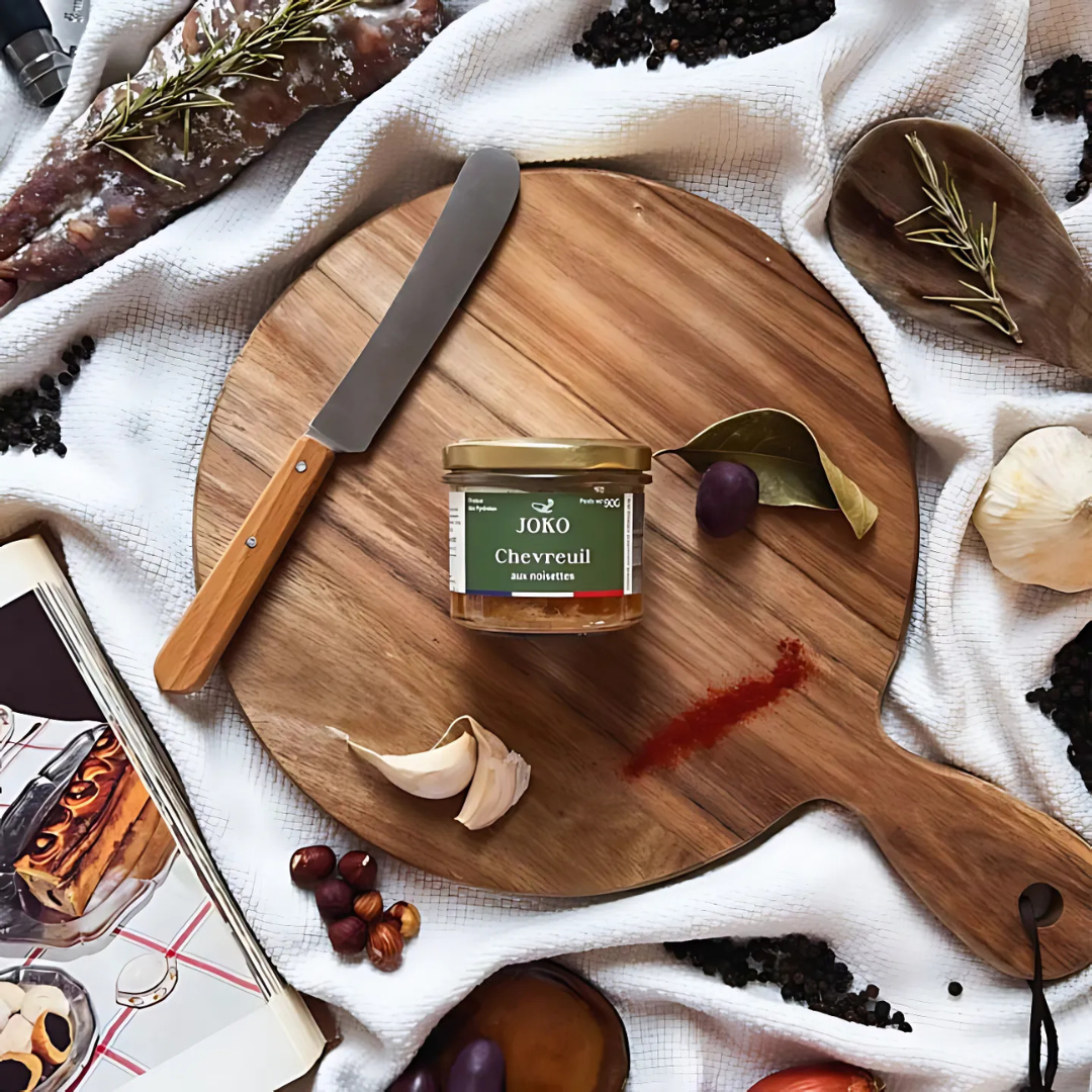 Terrine de Chevreuil aux Noisettes - vue 2 - Joko - Terrine Les Épicurieuses