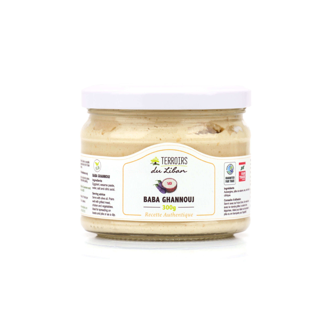 Baba Ghanouj - Caviar d'aubergines libanais - vue 2 - Terroirs du Liban - Pâte à Tartiner Les Épicurieuses