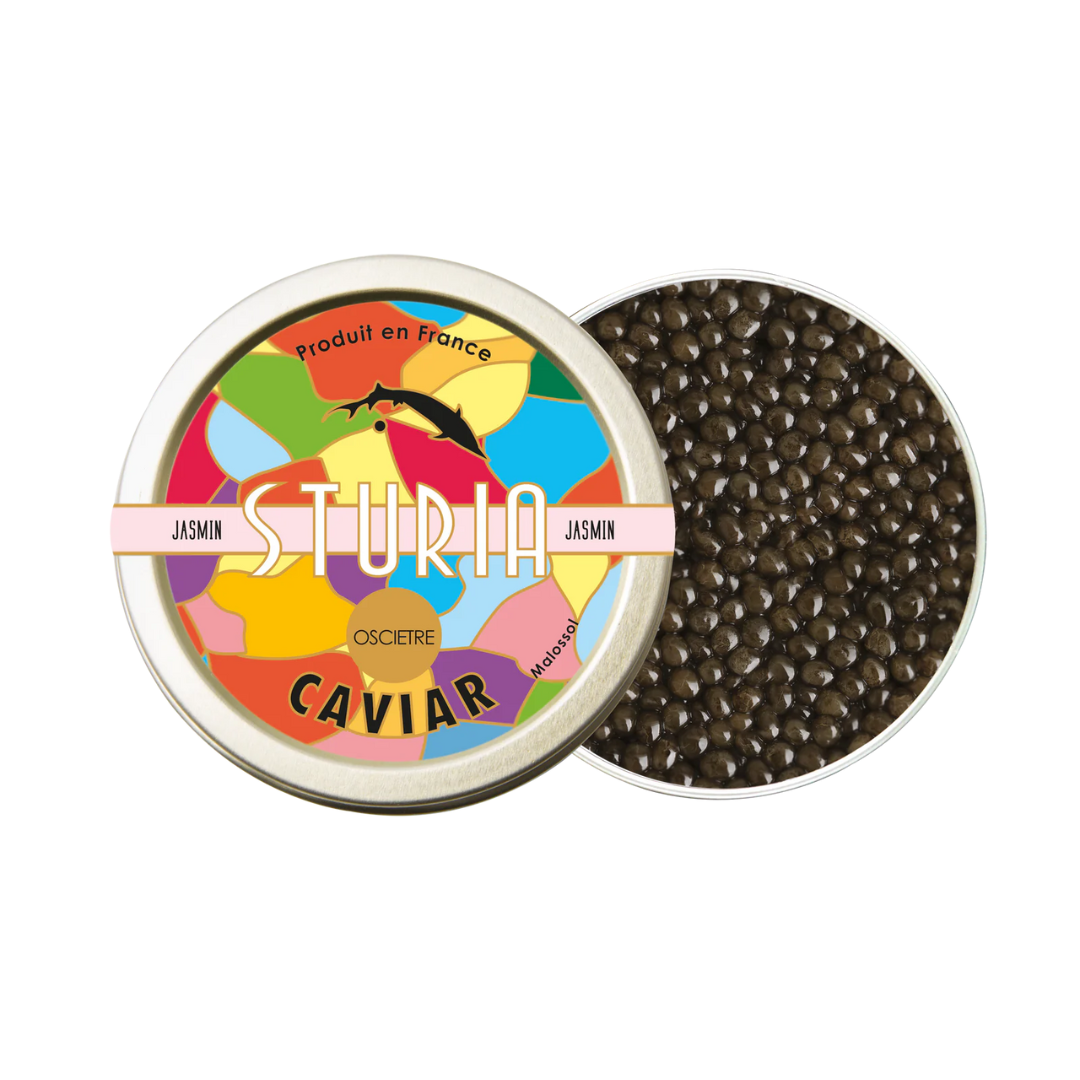 Caviar Jasmin Osciètre - vue 2 - Sturia - Caviar Les Épicurieuses