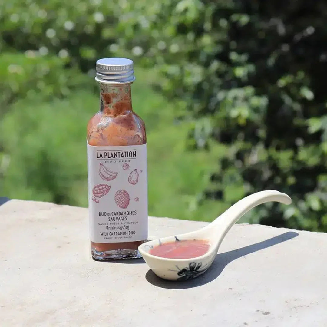 Sauce Duo de Cardamomes Sauvages - La Plantation - Sauce - épicerie fine Les Épicurieuses
