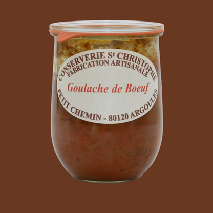 Goulache de Boeuf - vue 2 - Conserverie St Christophe - Plat Cuisiné Les Épicurieuses