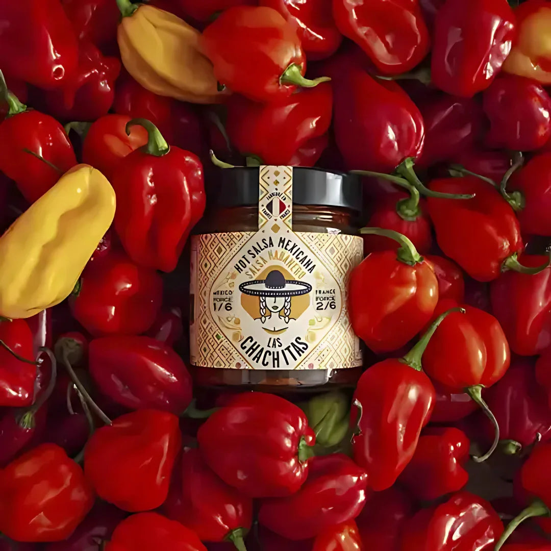Salsa Habanero - vue 2 - Las Chachitas - Sauce Piquante Les Épicurieuses