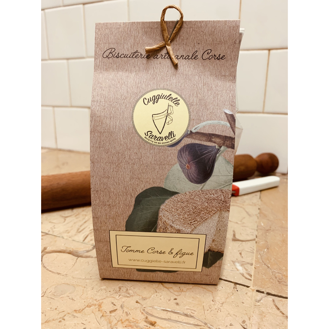 Cuggiulelle à la Tomme Corse & Figue - vue 2 - Biscuiterie Saravelli - Cuggiulelle Saravelli - Gâteau Les Épicurieuses