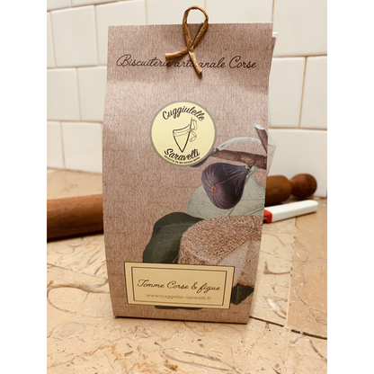 Cuggiulelle à la Tomme Corse & Figue - vue 2 - Biscuiterie Saravelli - Cuggiulelle Saravelli - Gâteau Les Épicurieuses