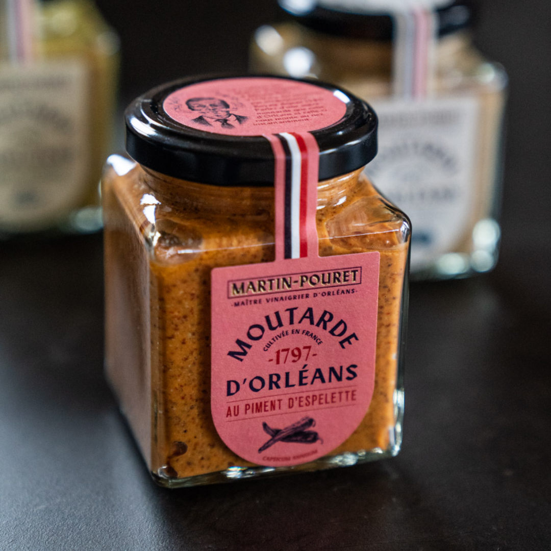Moutarde au Piment d’Espelette - vue 2 - Martin Pouret - Sauce Les Épicurieuses