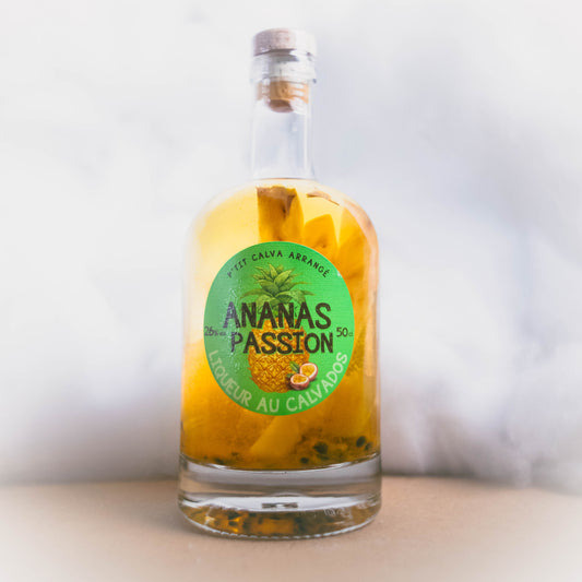 Rhum Arrange Ananas Passion Ptit Calva Arrange - Terres Normandes - epicerie fine Les Epicurieuses