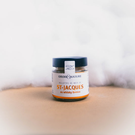 Rillettes Noix Saint Jacques Whisky Breton Artisanales - Groix & Nature - epicerie fine Les Epicurieuses