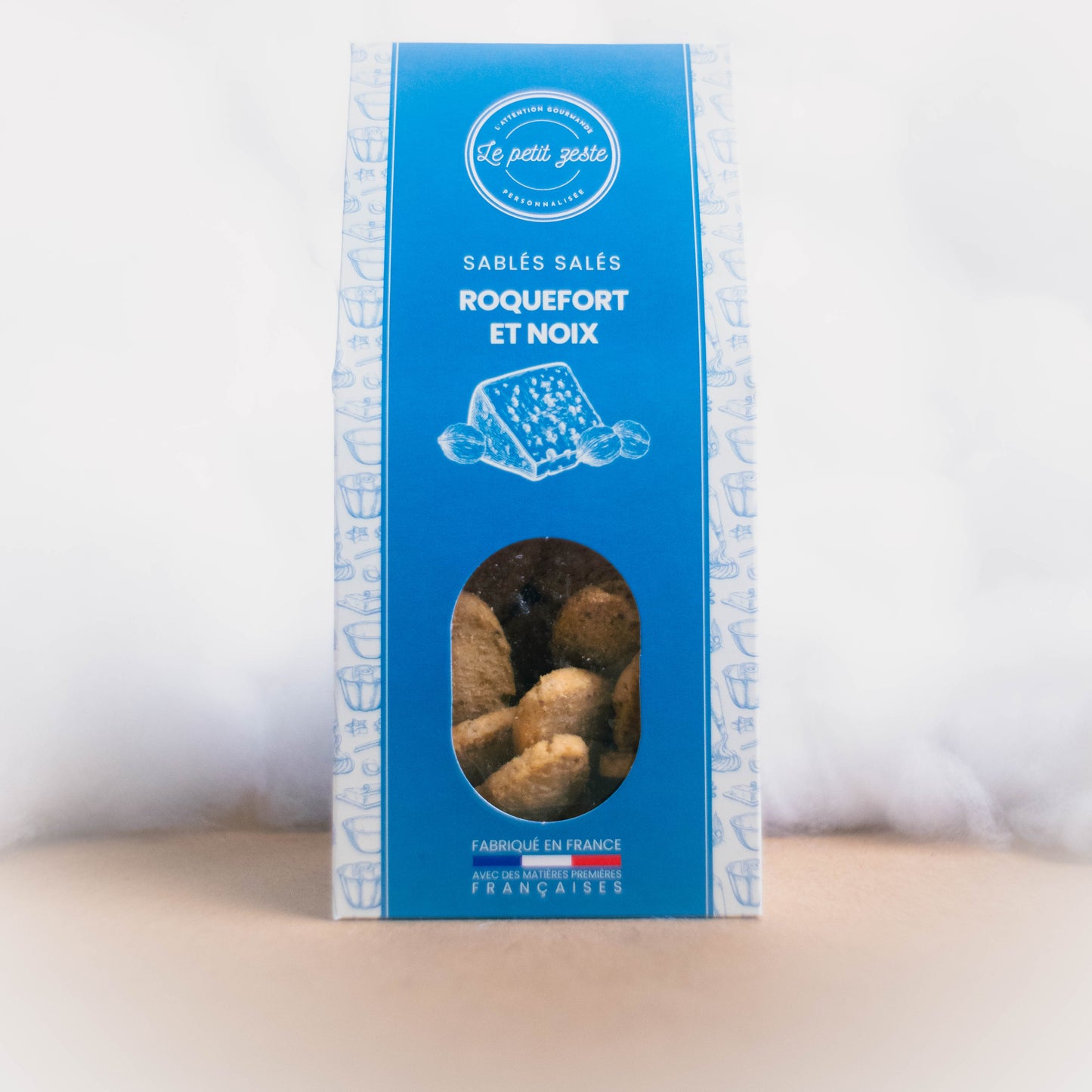 Sables Sales Roquefort Noix - Le Petit Zeste - epicerie fine Les Epicurieuses