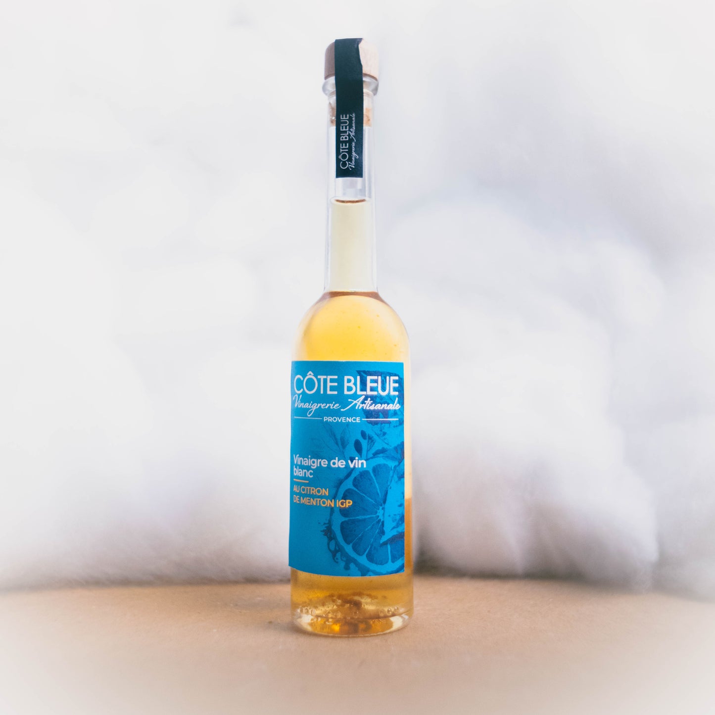 Vinaigre de Vin Blanc Citron de Menton - Côte Bleue - epicerie fine Les Epicurieuses